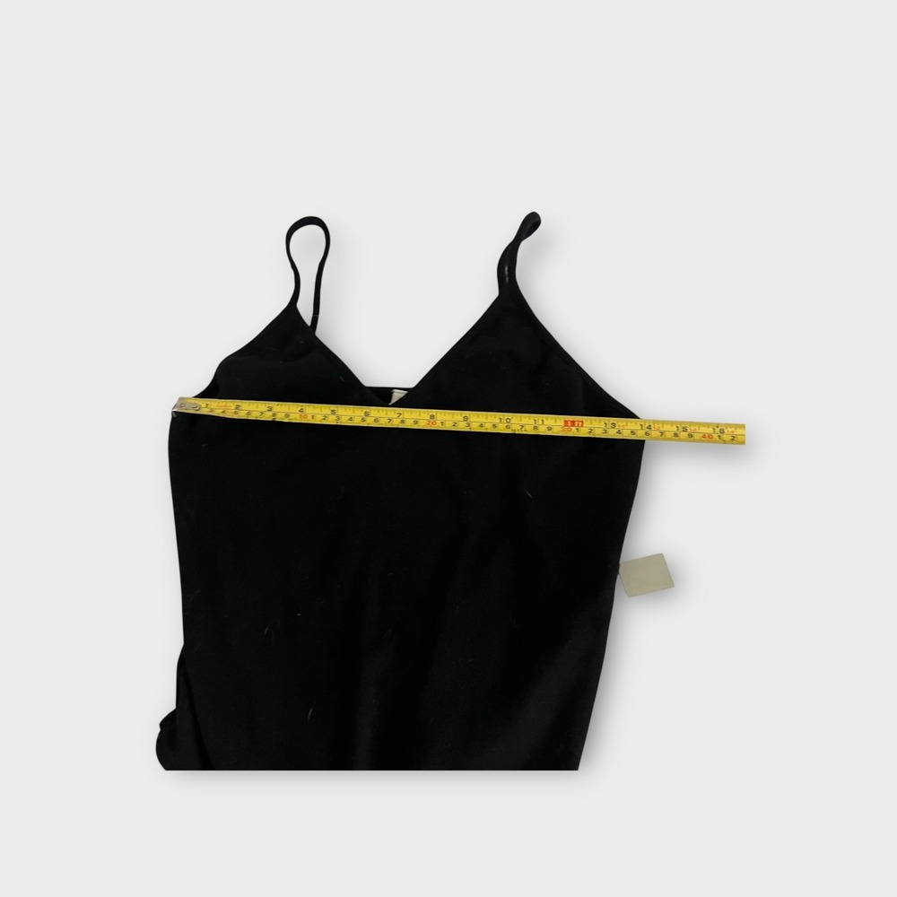 BP‎ Womens Black Ribbed V-Neck Spaghetti Strap Bodysuit Large NWT BP397555MI - Picture 9 of 9